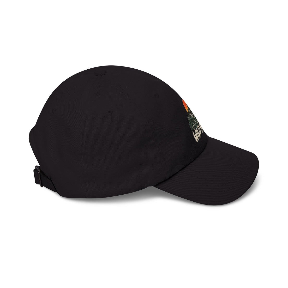 Dad Cap — 'Wild States' Mountain Sunset Embroidered Hat