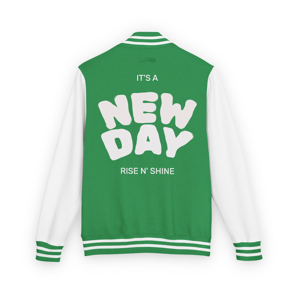 Letterman Jacket - "It's a New Day" Rise N' Shine Varsity Jacket