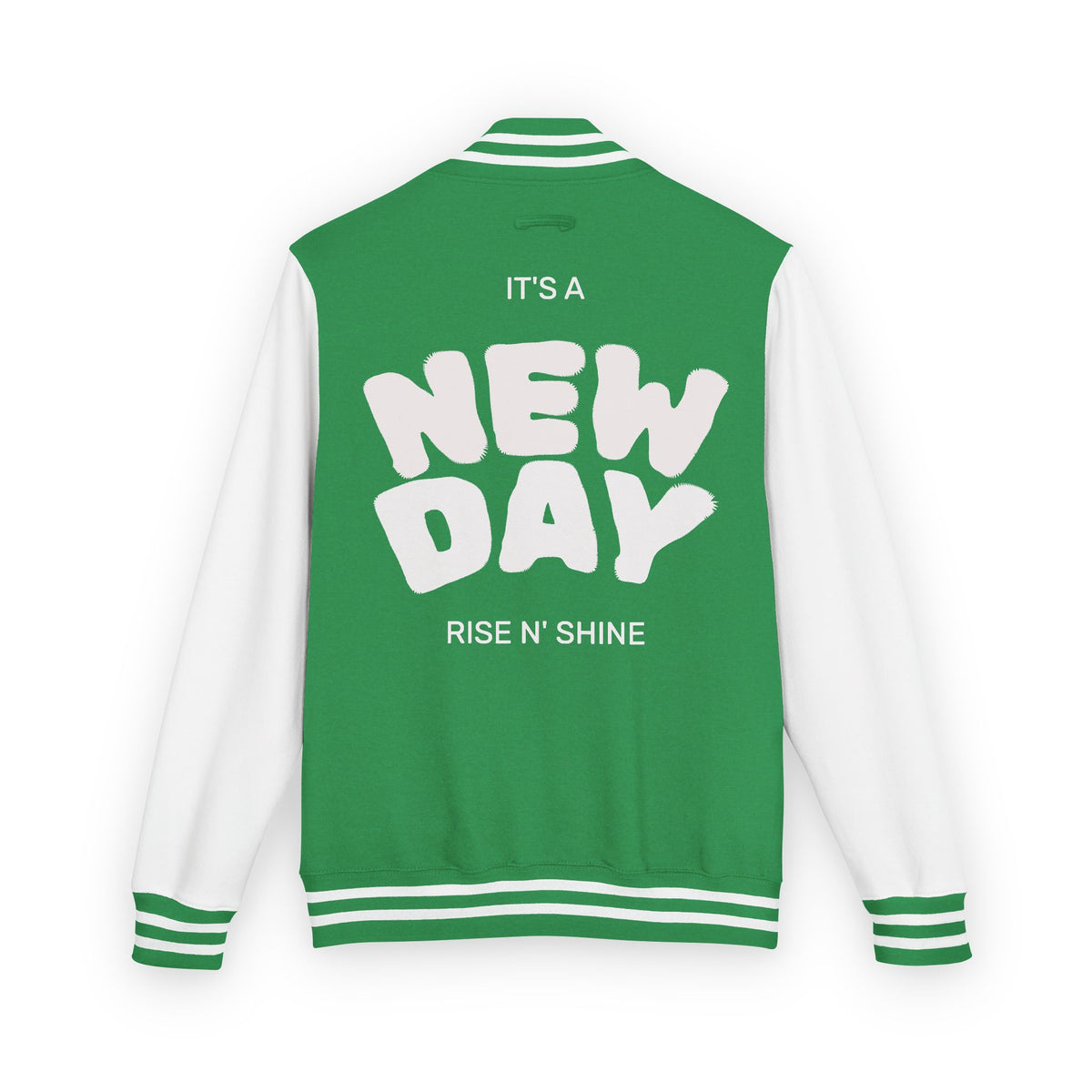 Letterman Jacket - "It's a New Day" Rise N' Shine Varsity Jacket