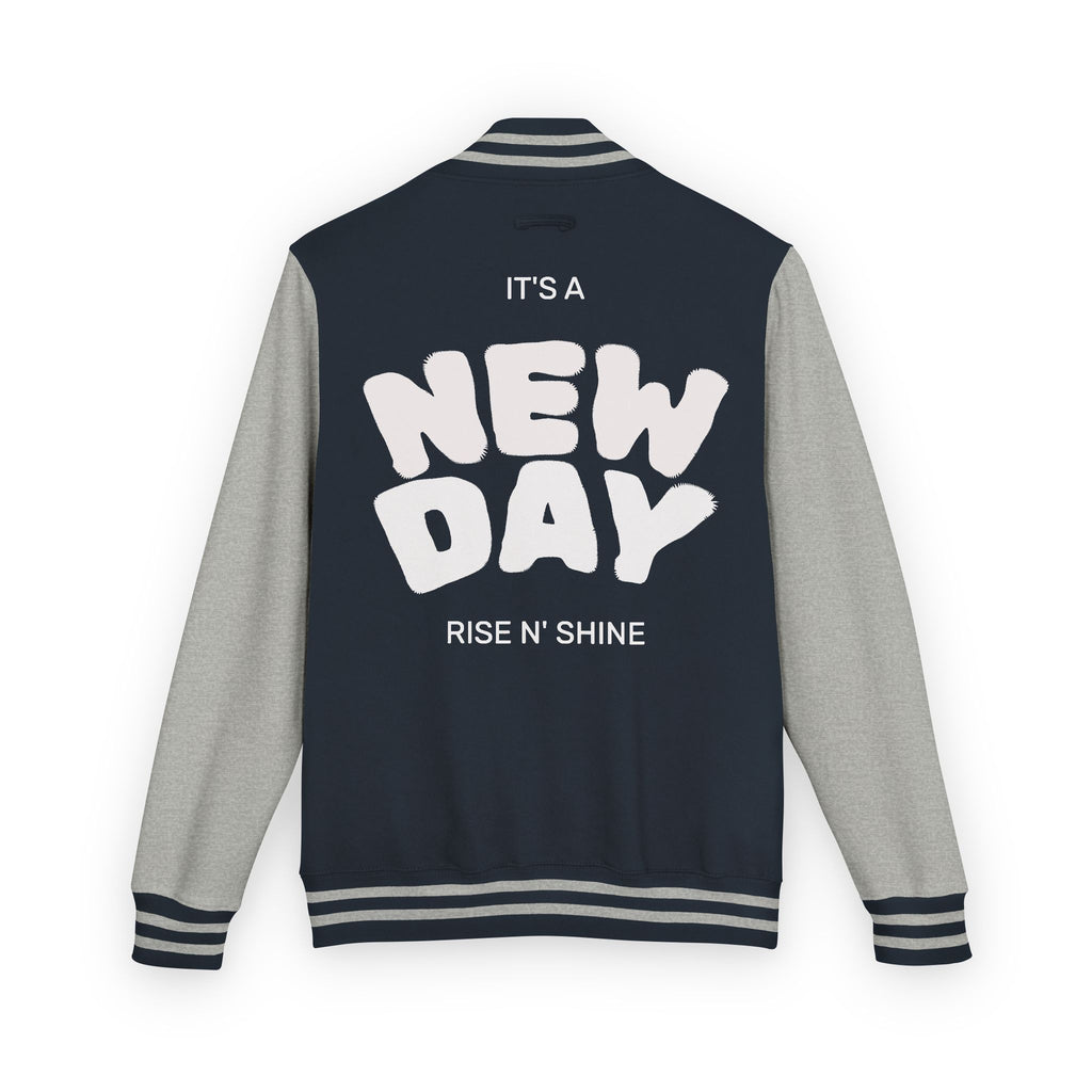 Letterman Jacket - "It's a New Day" Rise N' Shine Varsity Jacket