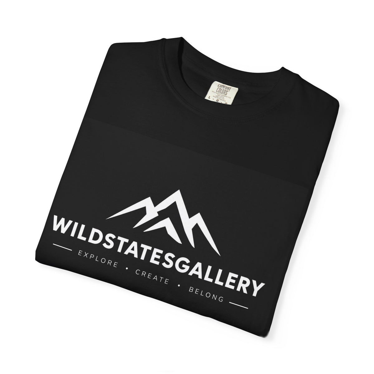 WildStatesGallery Mountain Logo T‑Shirt — Outdoor Adventure Graphic Tee