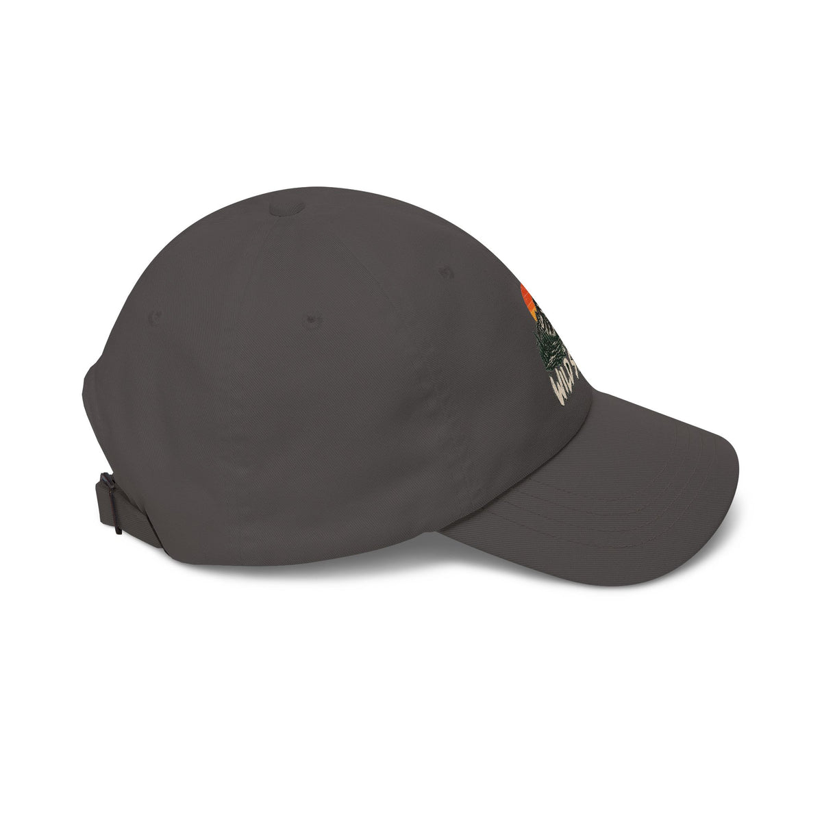 Dad Cap — 'Wild States' Mountain Sunset Embroidered Hat