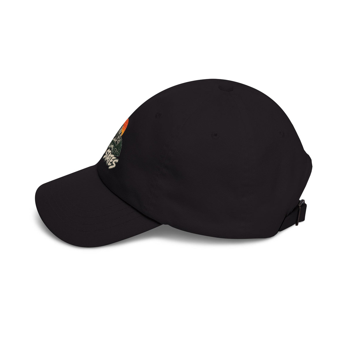Dad Cap — 'Wild States' Mountain Sunset Embroidered Hat
