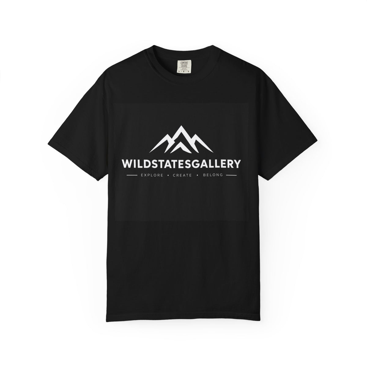 WildStatesGallery Mountain Logo T‑Shirt — Outdoor Adventure Graphic Tee