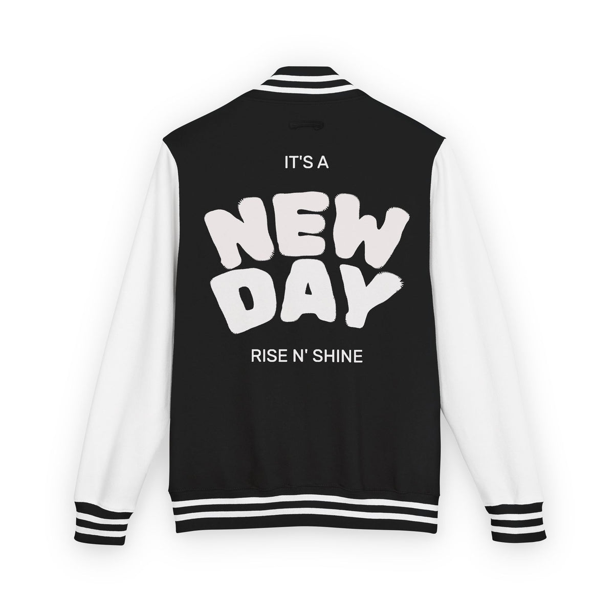 Letterman Jacket - "It's a New Day" Rise N' Shine Varsity Jacket