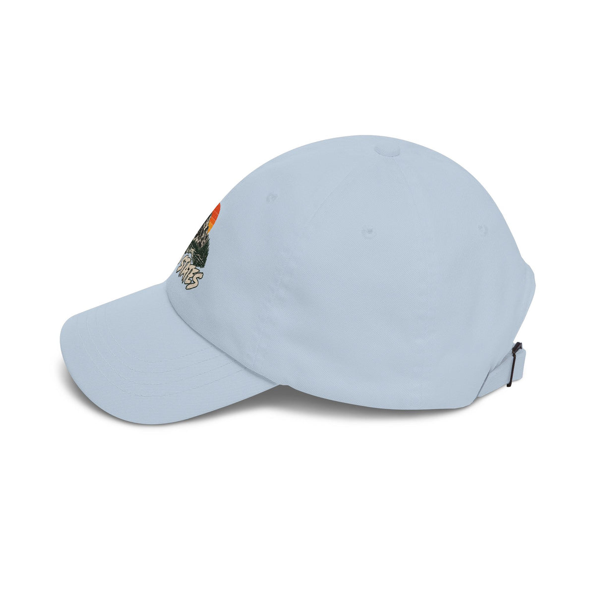Dad Cap — 'Wild States' Mountain Sunset Embroidered Hat