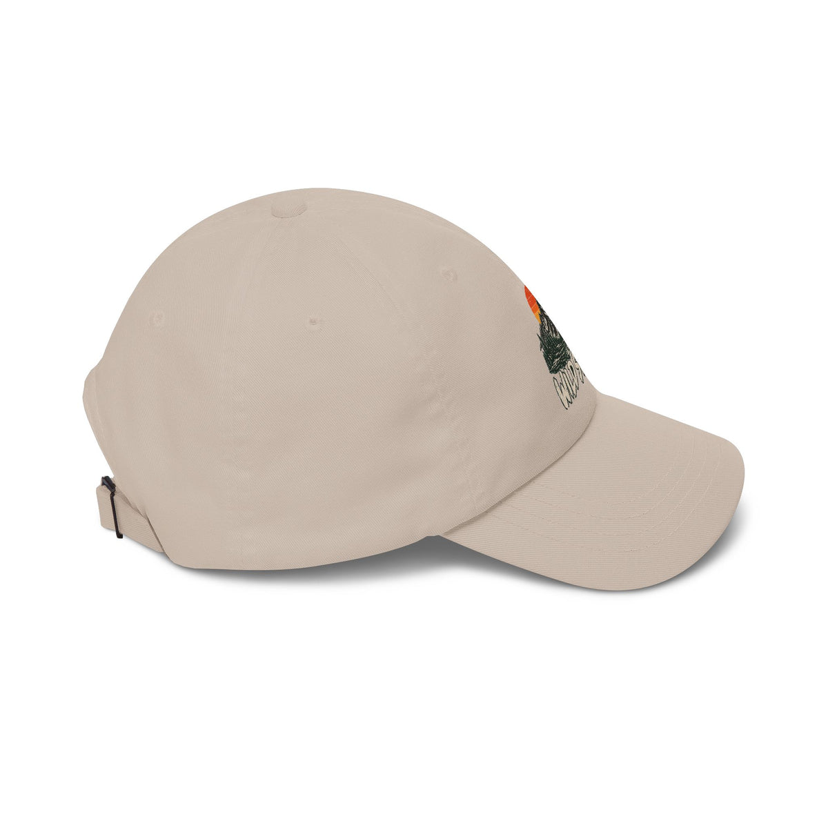Dad Cap — 'Wild States' Mountain Sunset Embroidered Hat