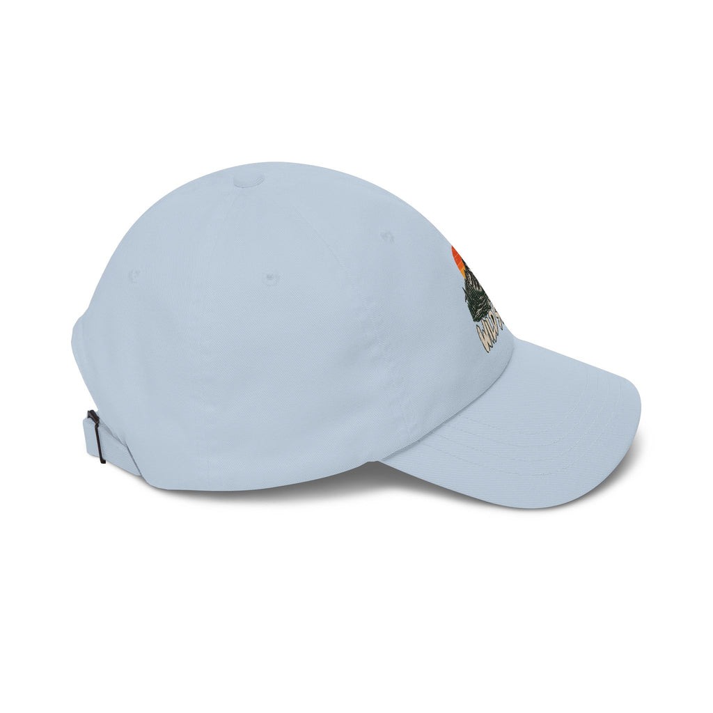 Dad Cap — 'Wild States' Mountain Sunset Embroidered Hat