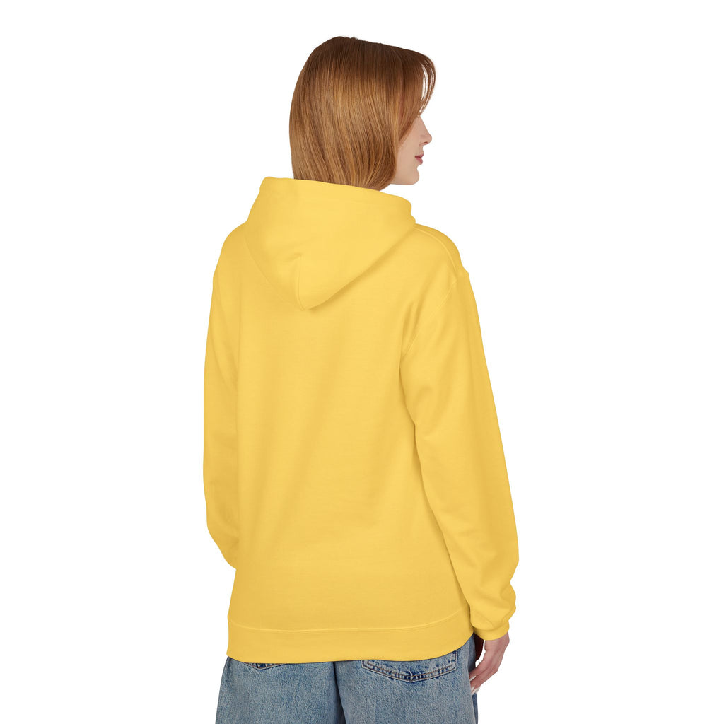 Hoodie — “I Am A Bad Girl And As A Bad Girl I’m Naturally High” Minimal Text Pullover