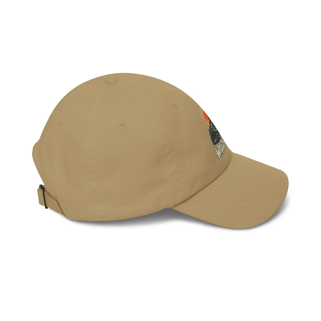 Dad Cap — 'Wild States' Mountain Sunset Embroidered Hat