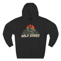 Wild States Mountain Hoodie — Retro Sunset Outdoor Pullover