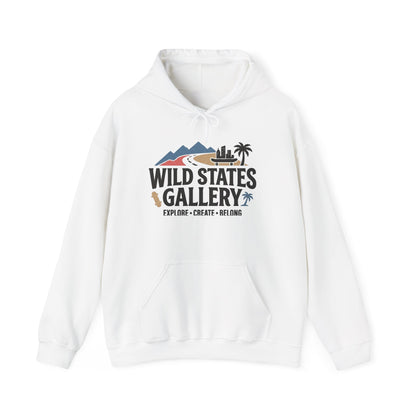 Wild States Gallery Hoodie — Retro National Parks Adventure Sweatshirt