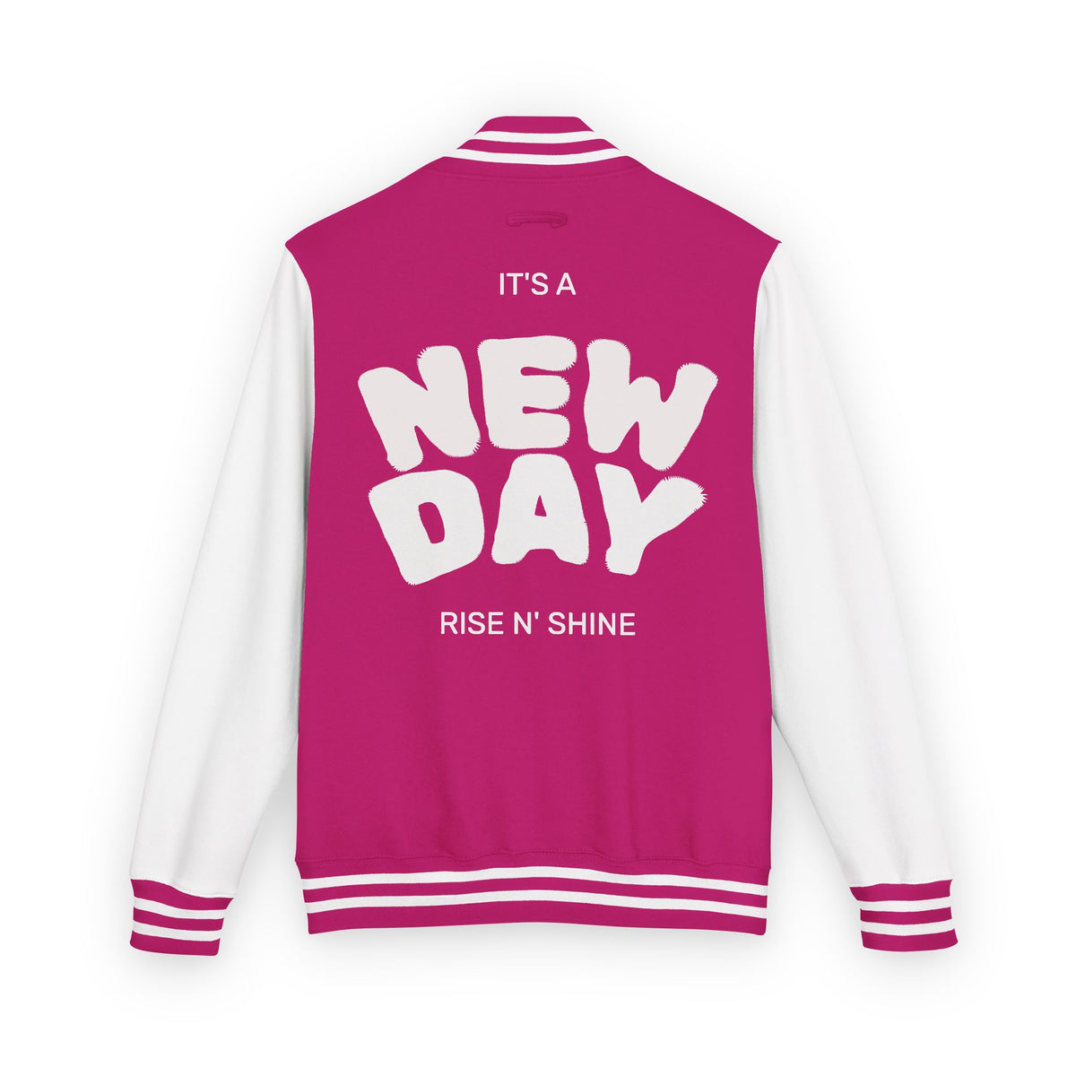 Letterman Jacket - "It's a New Day" Rise N' Shine Varsity Jacket