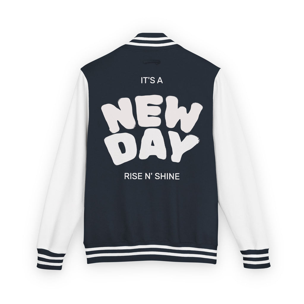 Letterman Jacket - "It's a New Day" Rise N' Shine Varsity Jacket