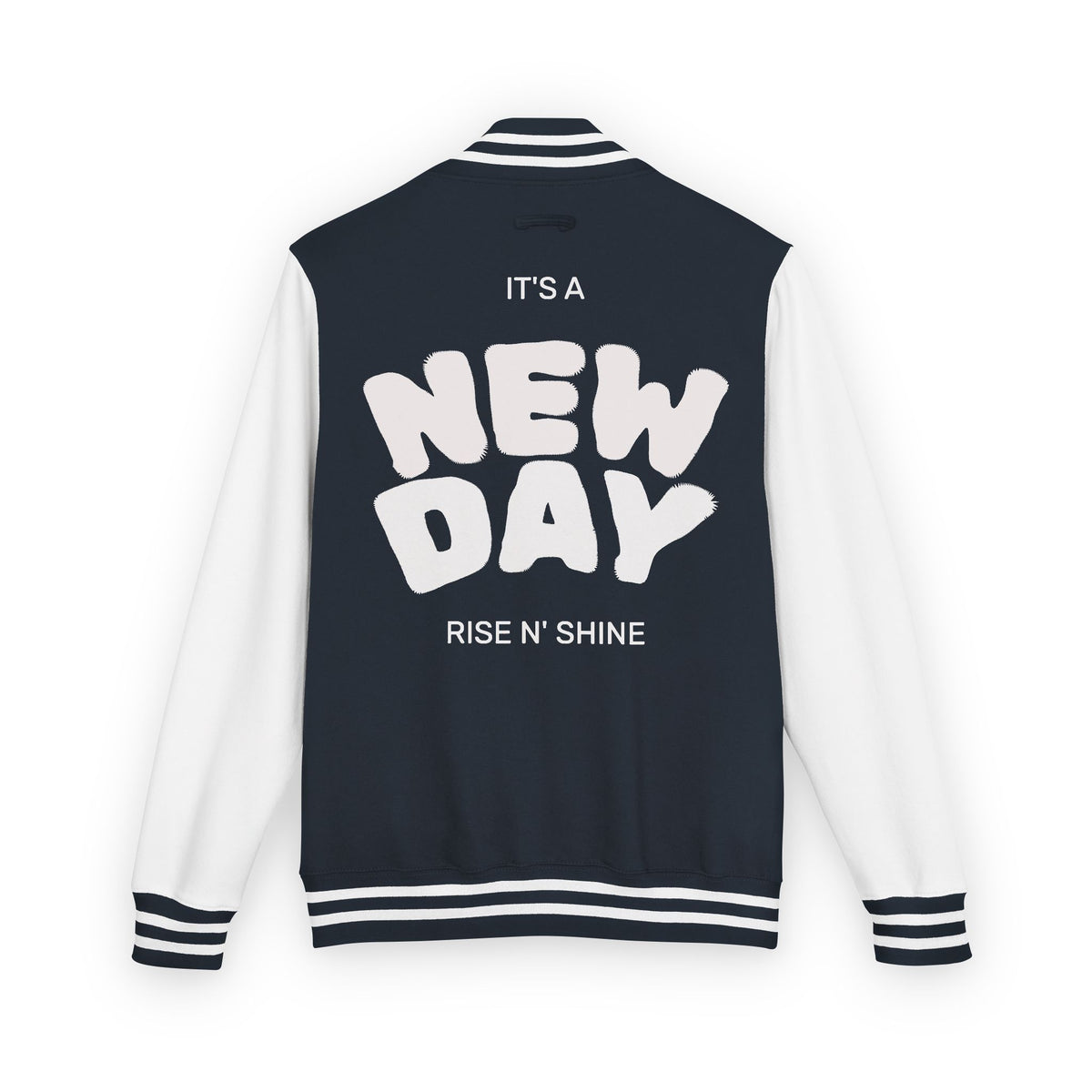 Letterman Jacket - "It's a New Day" Rise N' Shine Varsity Jacket