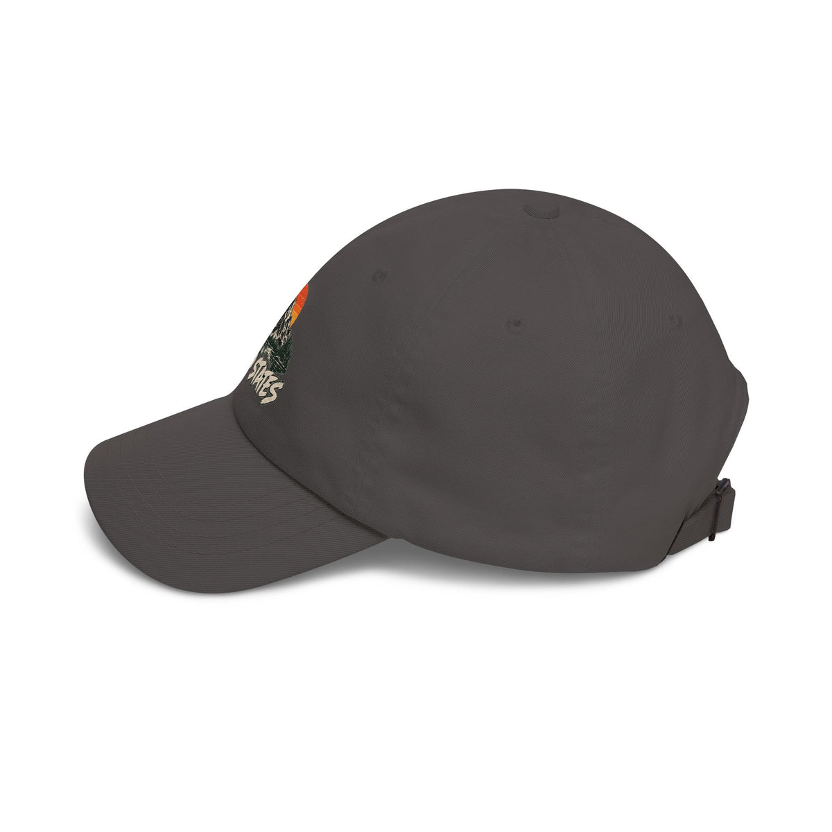 Dad Cap — 'Wild States' Mountain Sunset Embroidered Hat