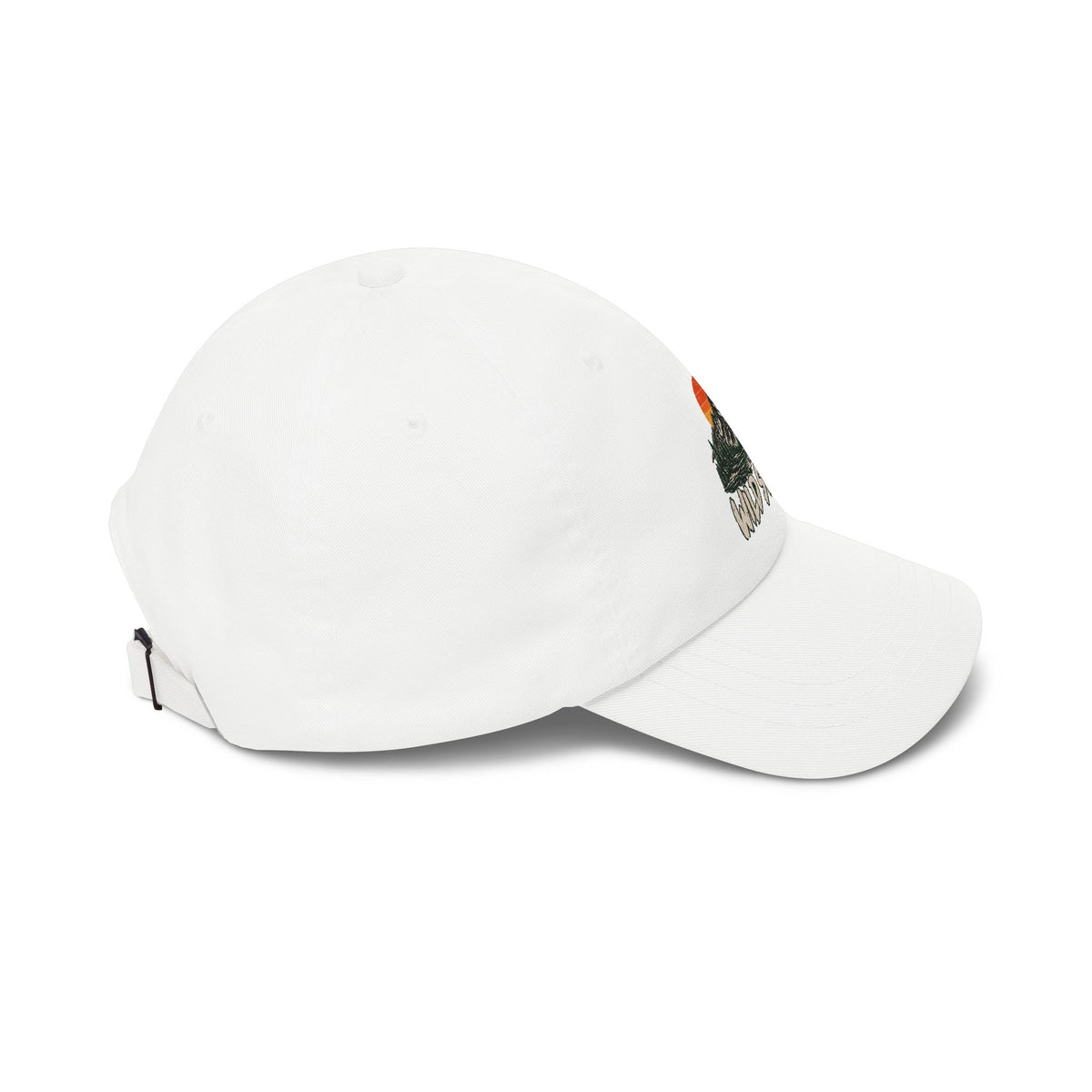 Dad Cap — 'Wild States' Mountain Sunset Embroidered Hat