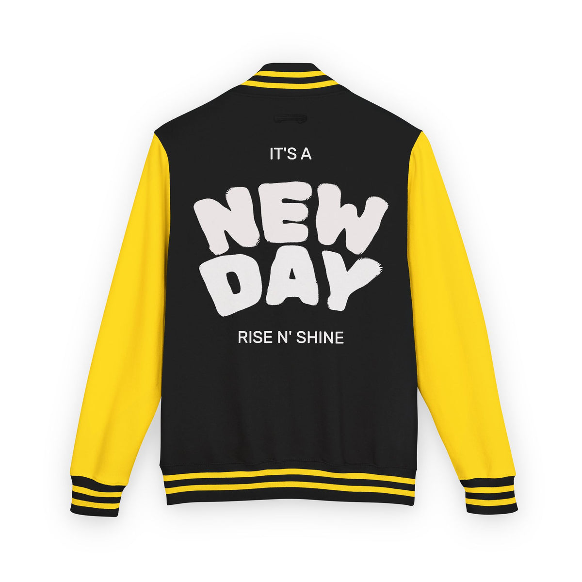 Letterman Jacket - "It's a New Day" Rise N' Shine Varsity Jacket